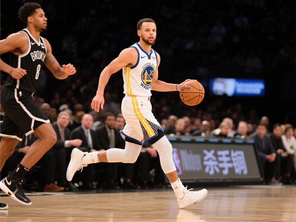 节奏大师!库里走走停停突破抛投巧取两分 为何库里的走走停停看上去简单,却能成为比