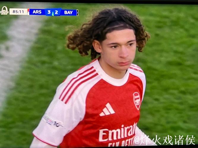 阿森纳小将萨蒙以16岁103天成为欧冠第六年轻记录保持者